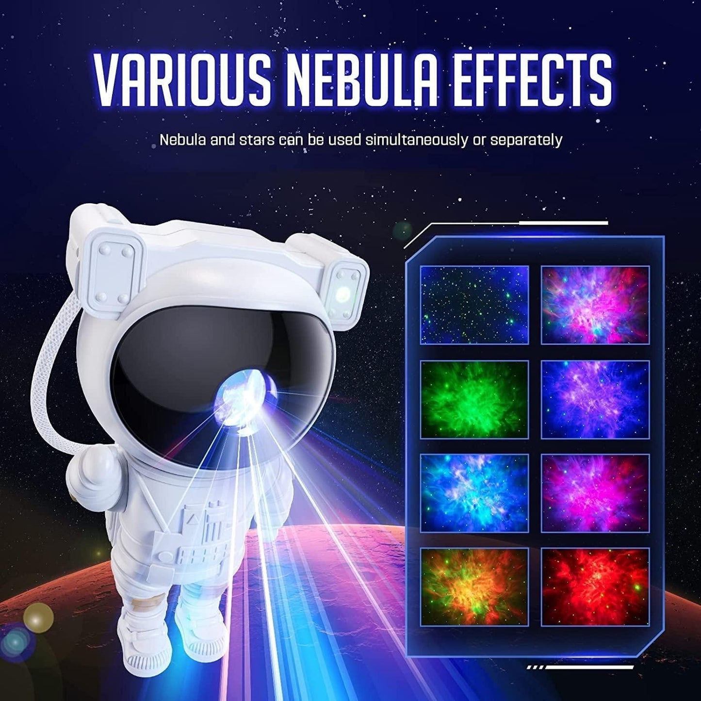 Astronaut Galaxy Projector - 360 Magnetic