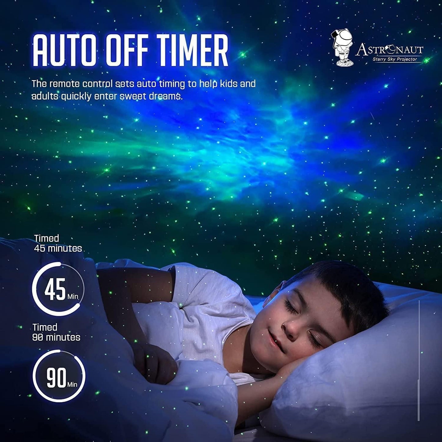 Astronaut Galaxy Projector - 360 Magnetic